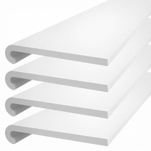 White upvc bullnose window - upvc,