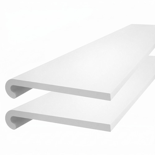 White upvc bullnose sill cover - upvc,