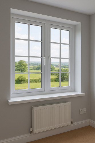 White upvc capping board - white, 2m