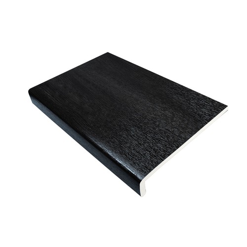 Black ash upvc window - black,